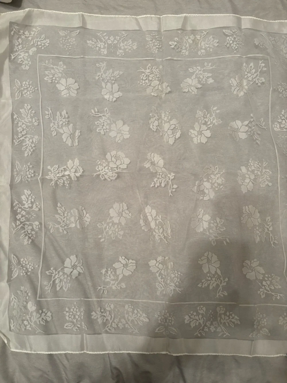 2 vintage 1950’s Nylon handkerchiefs/ scarfs